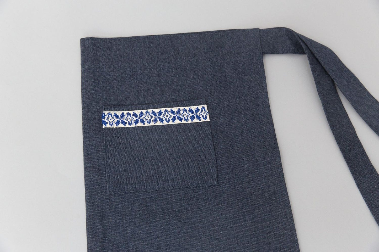 The Tatreez Apron - Blue