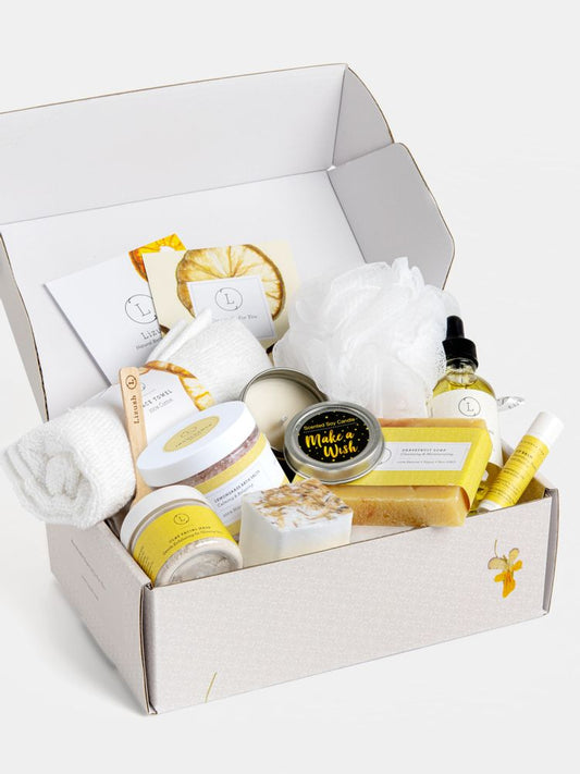 Handmade Natural Bath & Body Gift Box, Great Thank You Gift!