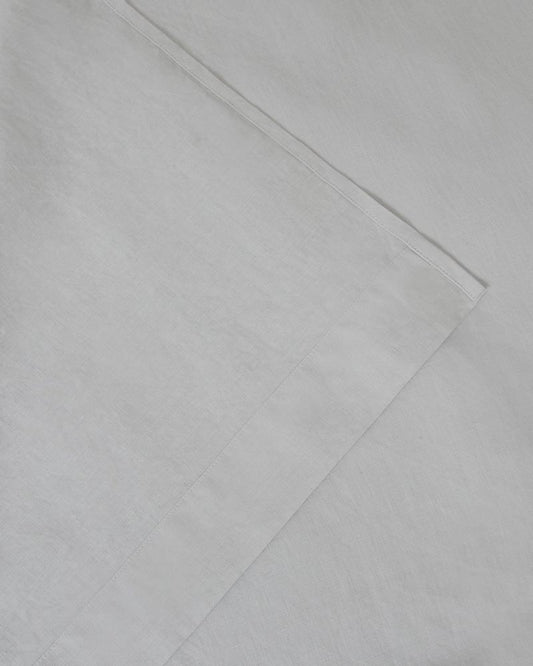 Marcel Linen Fitted Sheet - Glacier