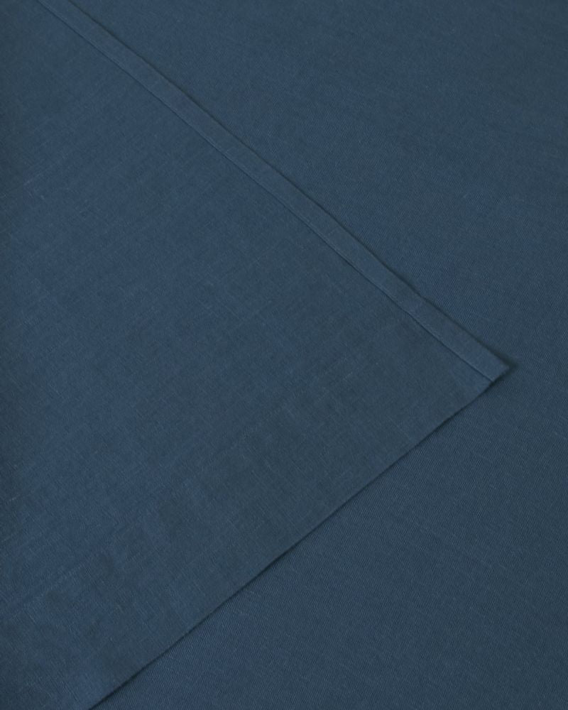 Marcel Linen Fitted Sheet - Adriatic